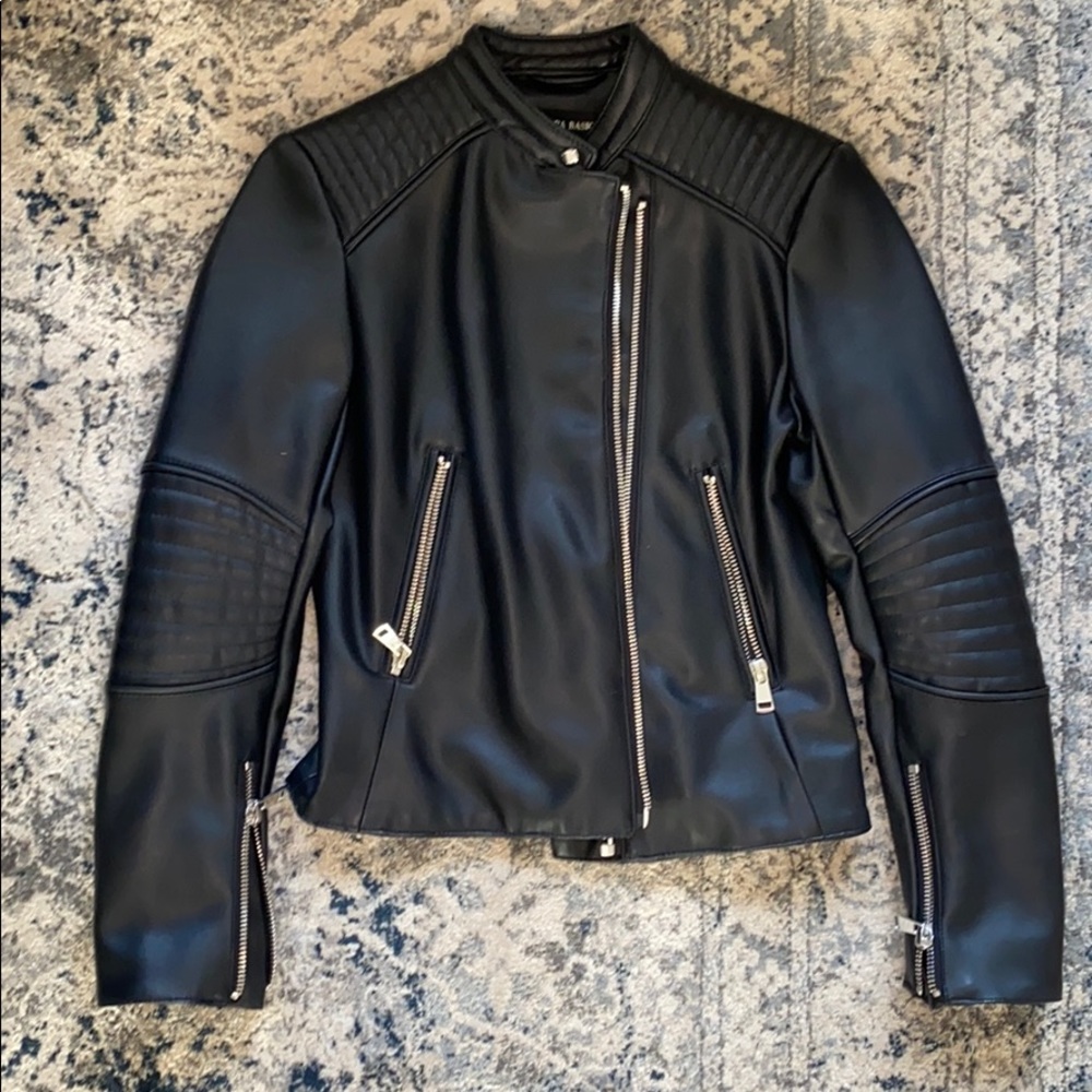 Zara Basic Motor Jacket - image 1